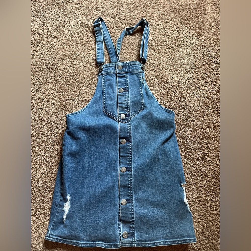 Element Denim Overall Dress
